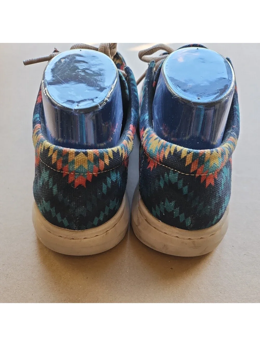 Ariat Men's Hilo Stretch Lace Casual Shoes Fiery Aztec Print/blue Size 10